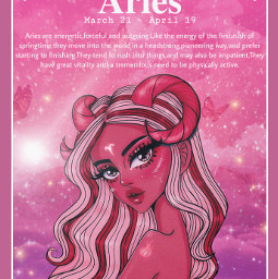aries art edit myedit myart pink cute glare srcariesseason ariesseason astrology pinkaesthetic freetoedit