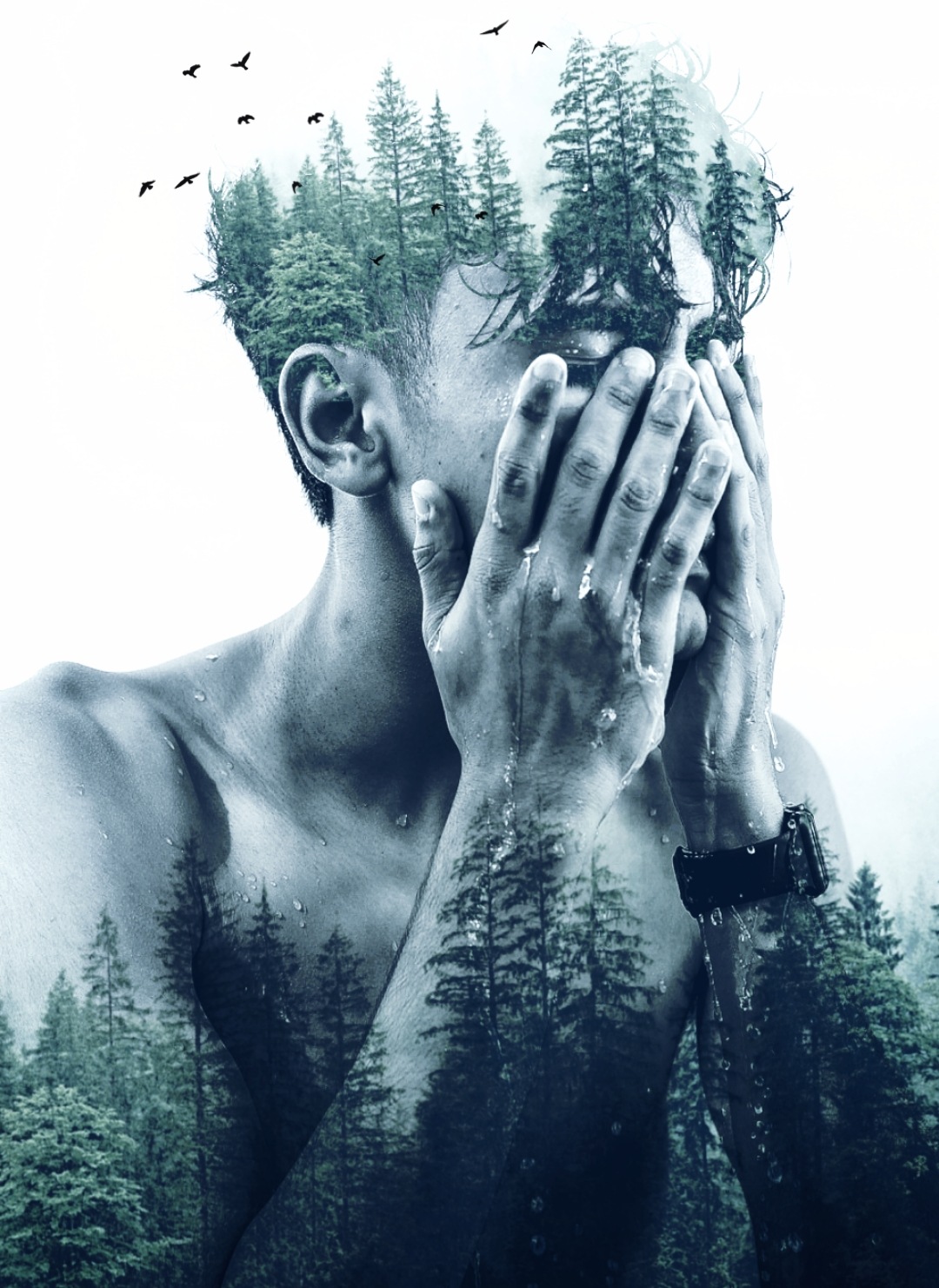 #mastershoutout to @hectordiaz24 gallery #doubleexposure #blending #photomanipulation #artisticportrait #edited #forest #drawtools #filters #madewithpicsa