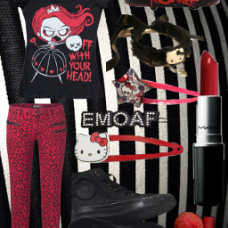 freetoedit emo outfit