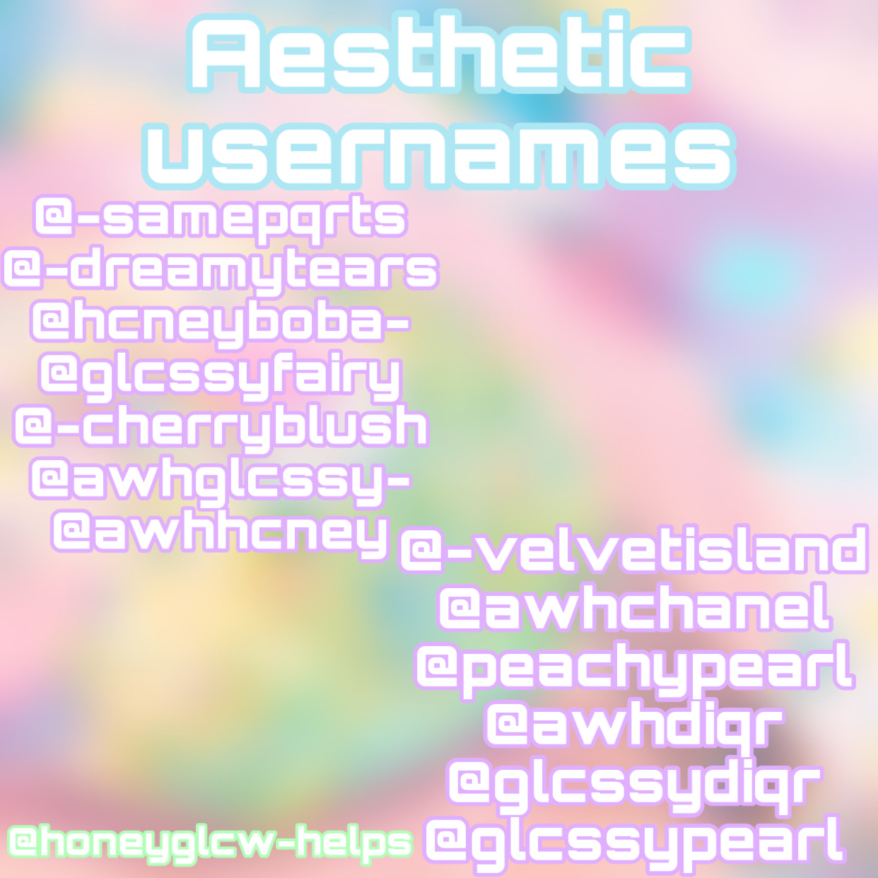 What Are Some Aesthetic Usernames For Roblox - aesthetic roblox usernames list