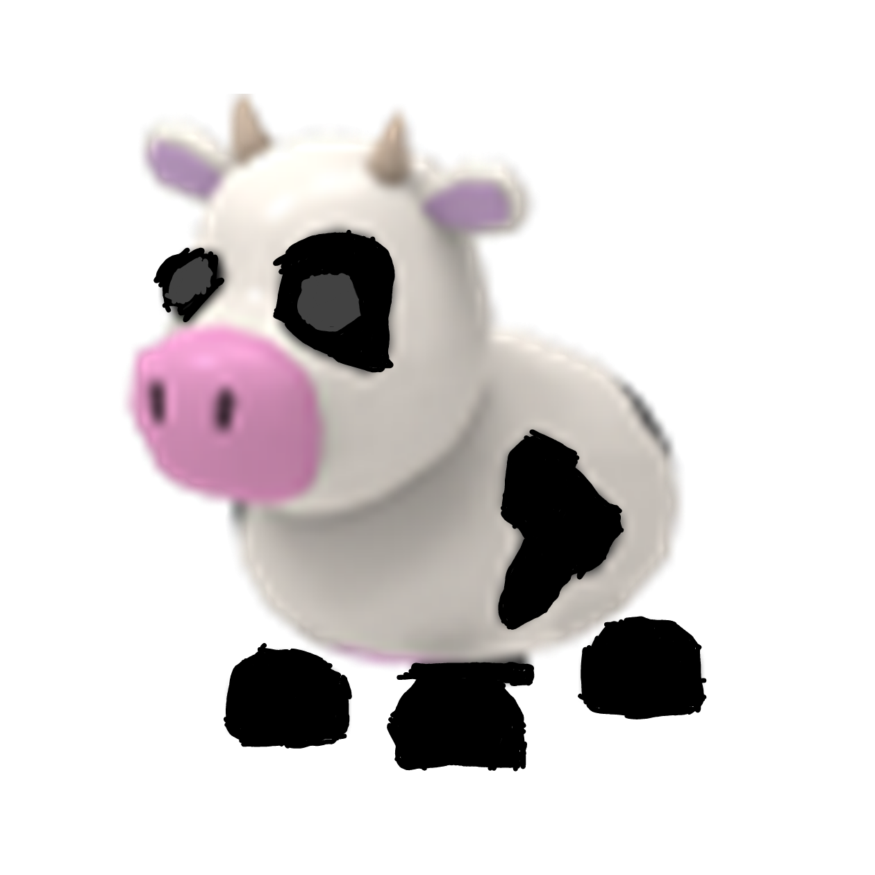 adoptme roblox adoptmecow sticker by @roblox_backgroundsss