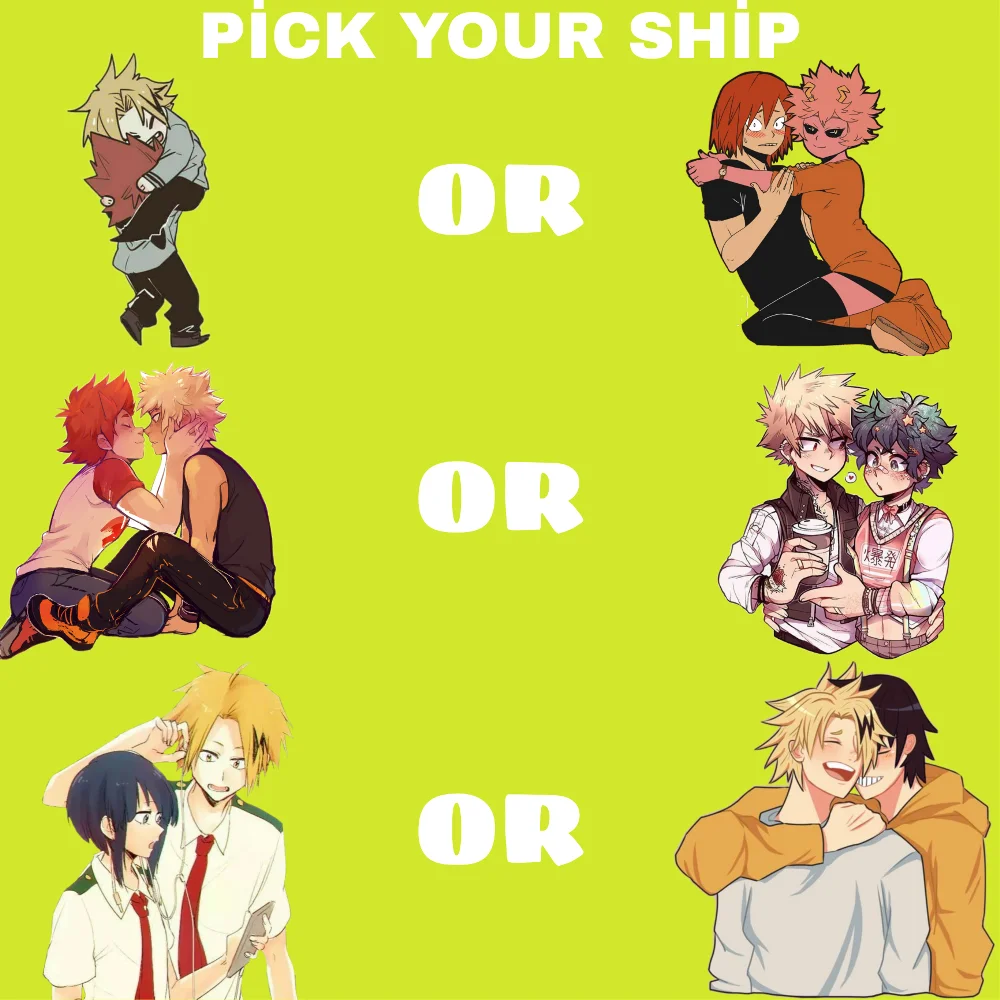 Pick your ship♡

I used