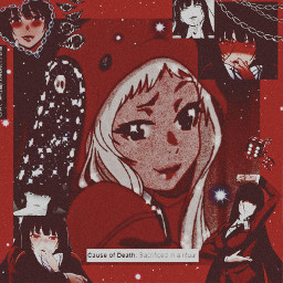 red anime redanime gothic aestheticanime animegirl gothicamime fyp fte freetoedit