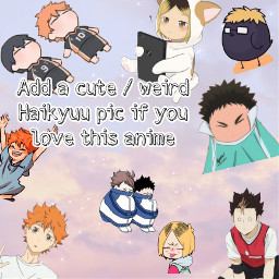 anime haikyuu cute weird adorable remixit freetoedit