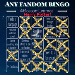 harrypotter bingo fandom freetoedit