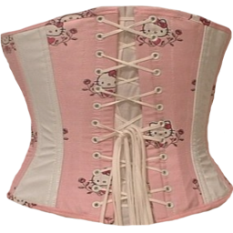 hellokitty y2k vintage corset