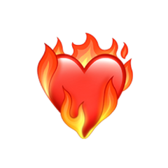 emoji appleemoji iphone heartemoji fire freetoedit