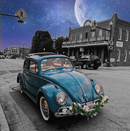 unsplash vintage car interesting moon sky remixit remix replay freetoedit