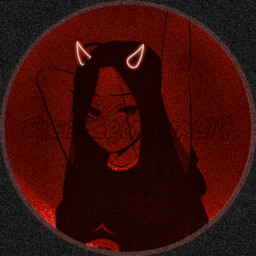 anime darkred red profilepic pfp redpfp freetoedit