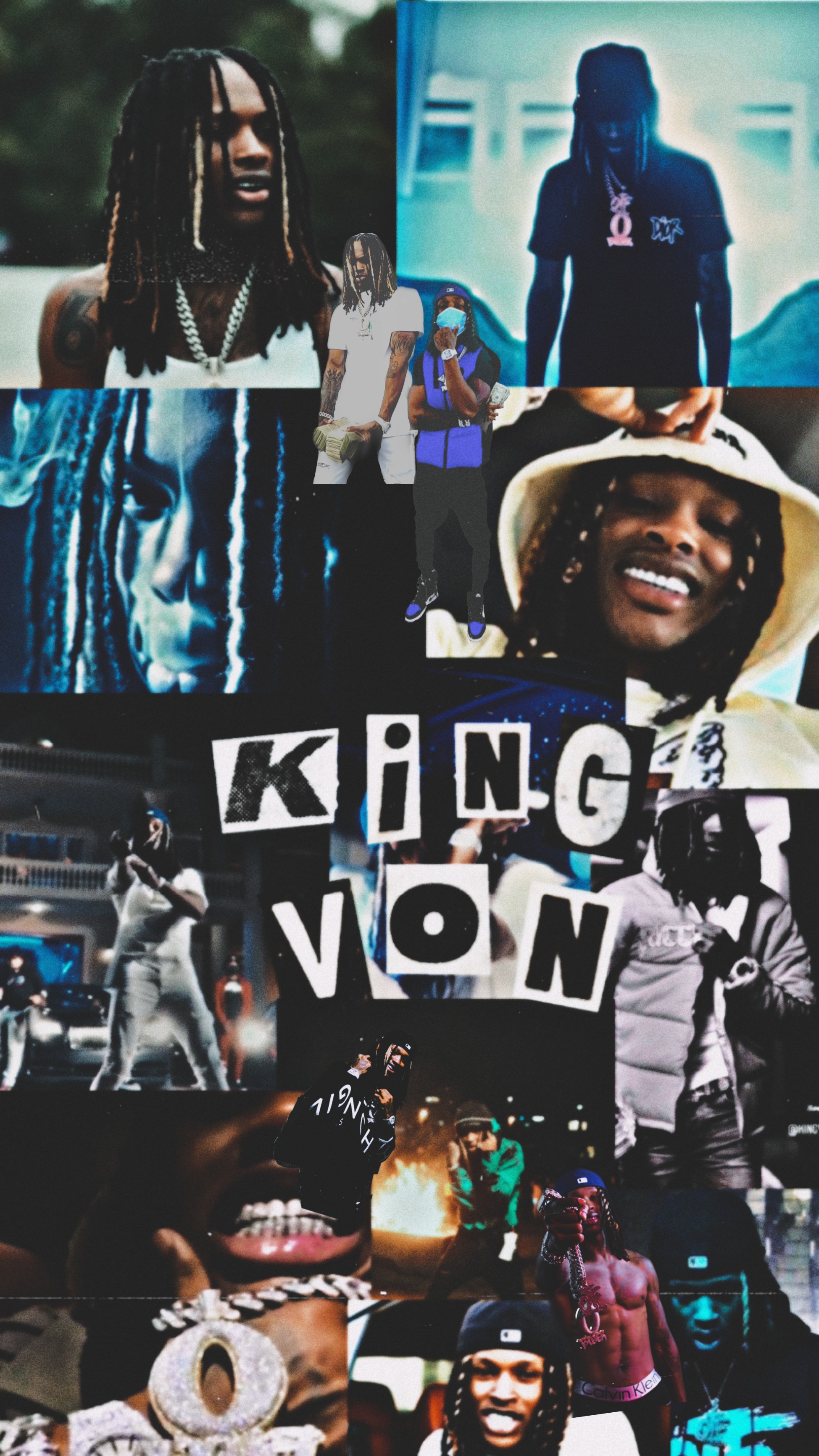 King Von wallpaper  Cute rappers Rappers Vons