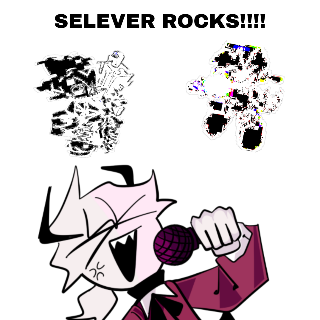 fnf selever fridaynightfunkin sticker by amongamertv_rblx