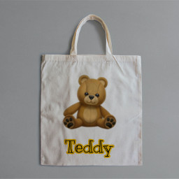 teddy teddybear desafio totebag freetoedit ircdesignthetotebag designthetotebag