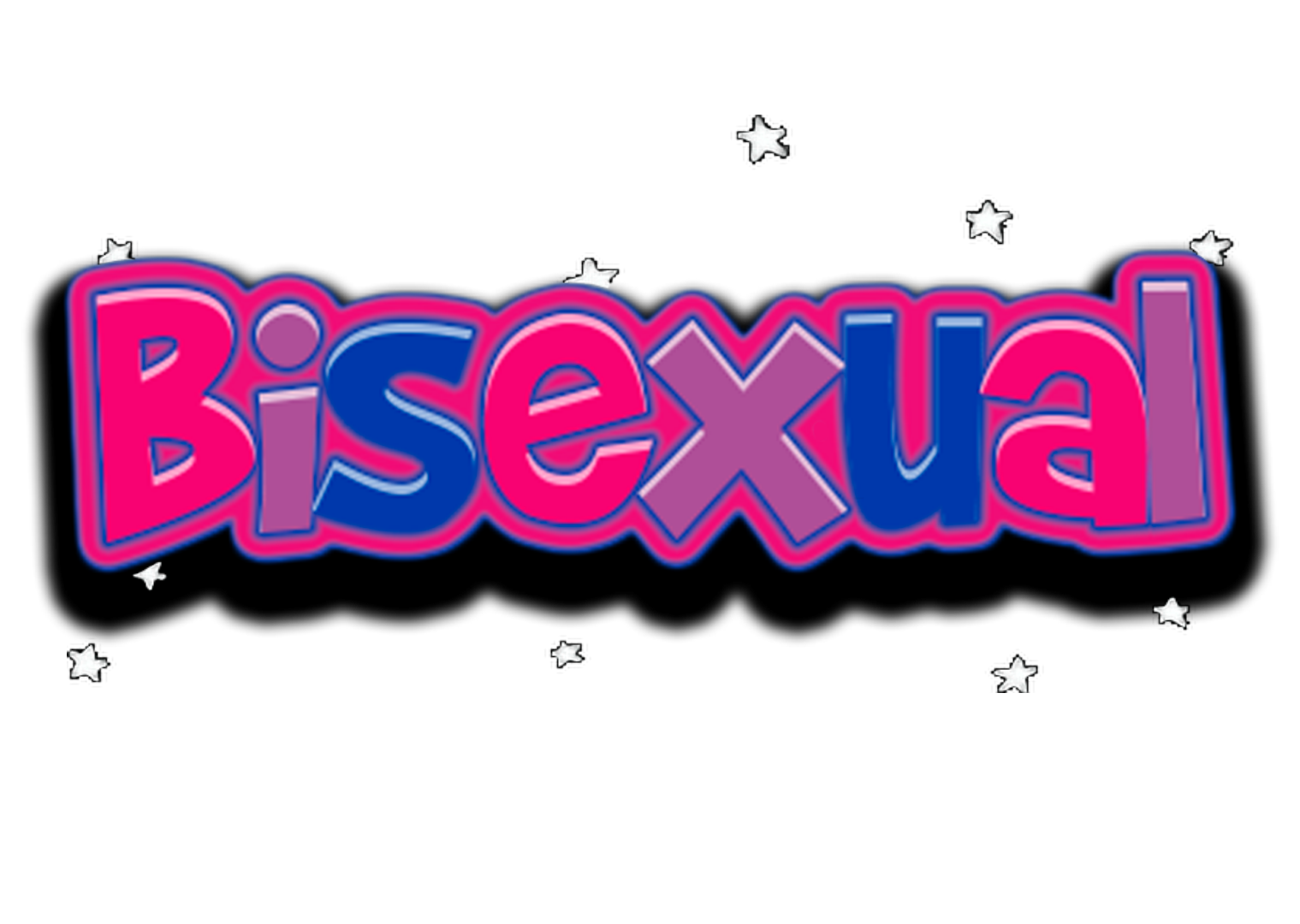 Bisexual Bisexualandproud Bisexuality Sticker By Julesclai