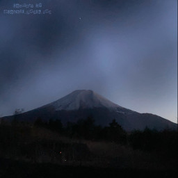 freetoedit remixit interesting japan nature night photography travel mtfuji cloudy viral mountain amazing nice calm snow spring background edit cool submission picsart challenge outside