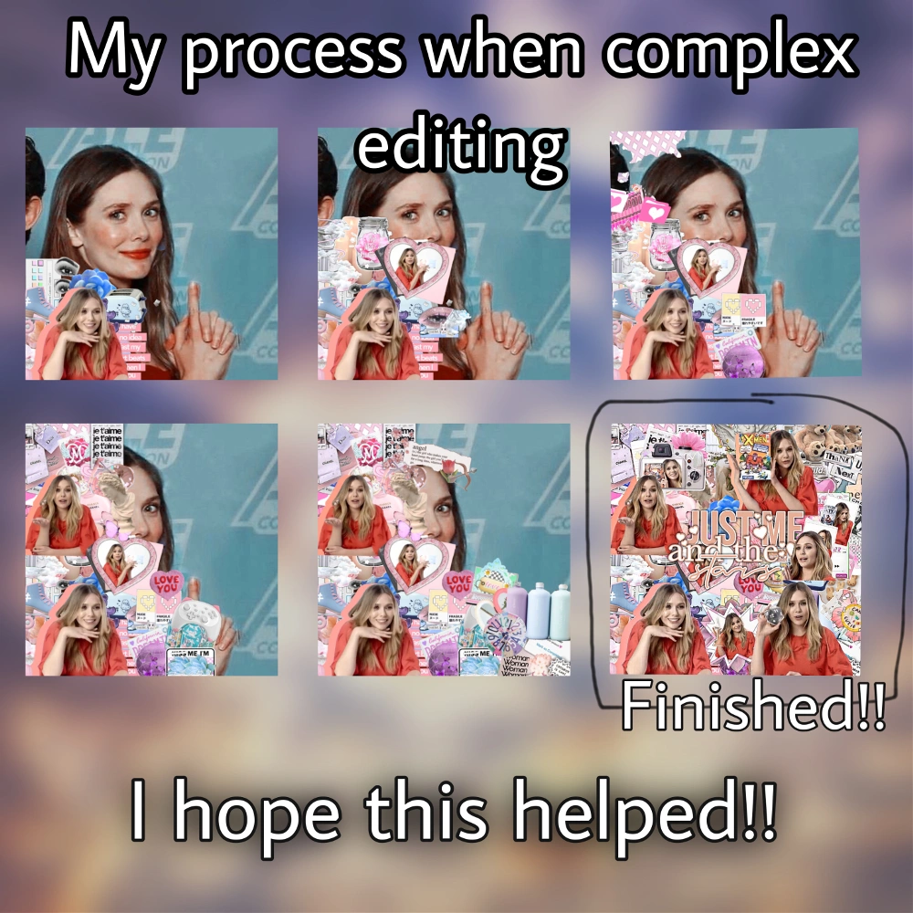 My complex editing proccess

1.