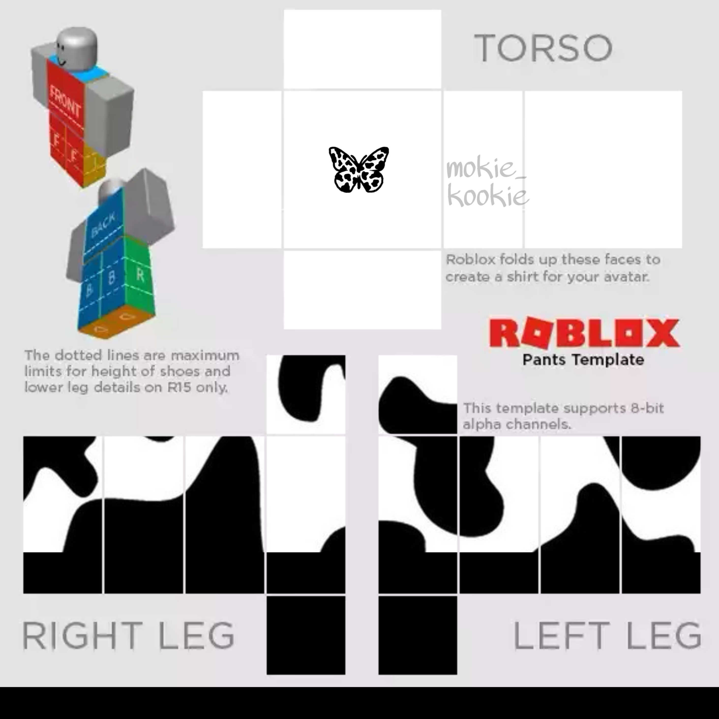 The Most Edited Robloxtemplate Picsart - how to make roblox pants on picsart