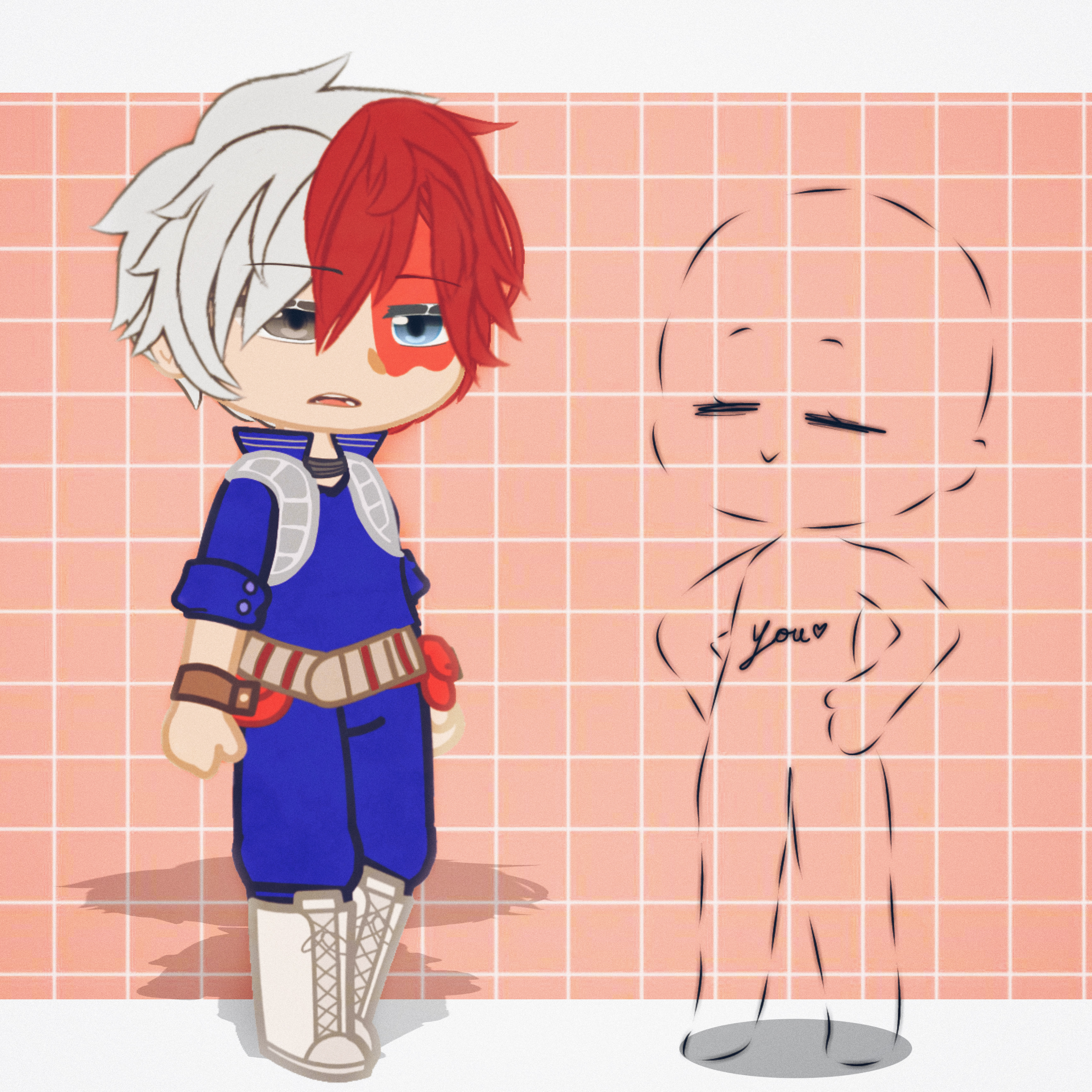 How to make Todoroki in Gacha Club - Gacha Outfits