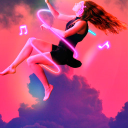 girl person floating girlfloating personfloating neon neonheadphones headphones headintheclouds neonmusic neonmusicnotes music notes musicnotes neonswirl swirl saturation saturationeffect clouds rainbow withthemusic inthesky sky freetoedit srcneonheadphones
