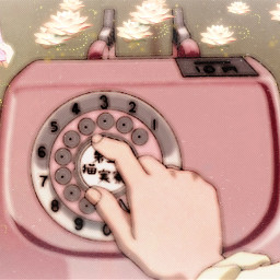 notmybest anime vintage phone freetoedit