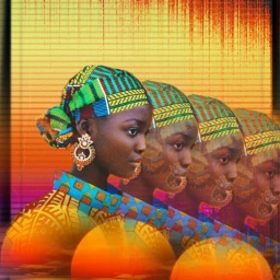replay african-american young lady colorful stepbystep freetoedit african rcstylishmood stylishmood