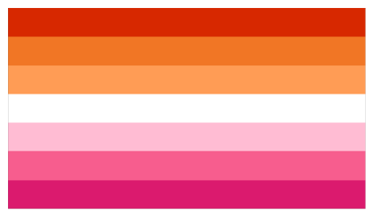 lesbian flag new sunset strawberry strwbry sapphic wlw nblw freetoedit