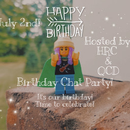 birthday chatparty party celebration fun! freetoedit fun