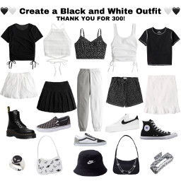 outfit makeanoutfit outfits outfitinspo outfitideas interesting bored fun game challenge outfitaesthetic outfitgoals outfitinspiration remixed remixit freetoedit cute blackandwhite shirt pants skirt whiteoutfit blackoutfit