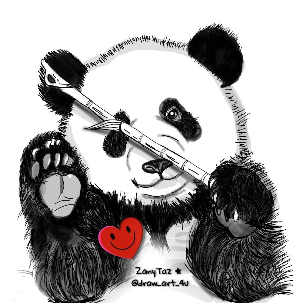 PANDA BEAR 3 🐼🖤🔹#pandabear