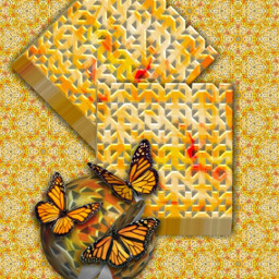 butterfly*yellow* freetoedit butterfly