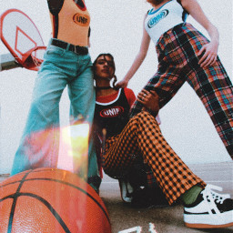 freetoedit cool vintage glitch basketball unif clothing pose party aesthetic