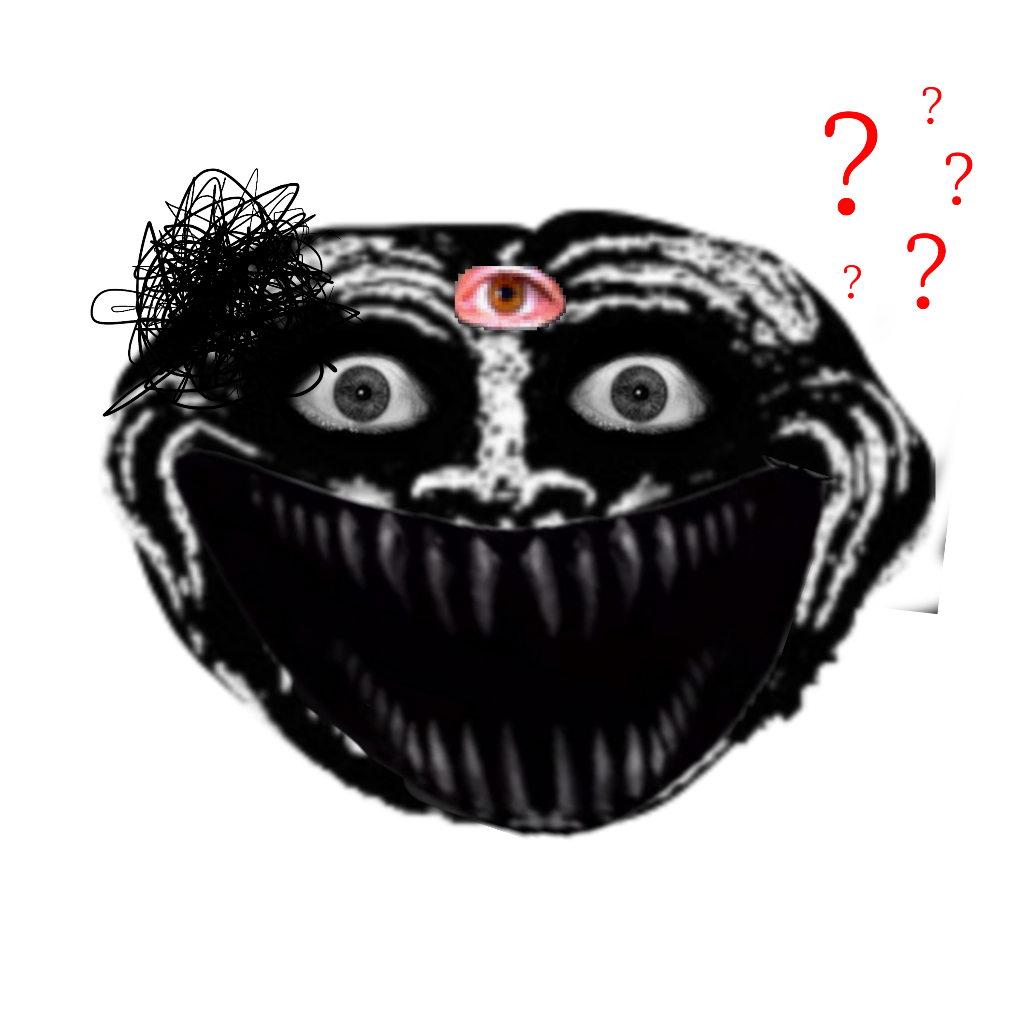 Trollge scary heads png : r/trollge