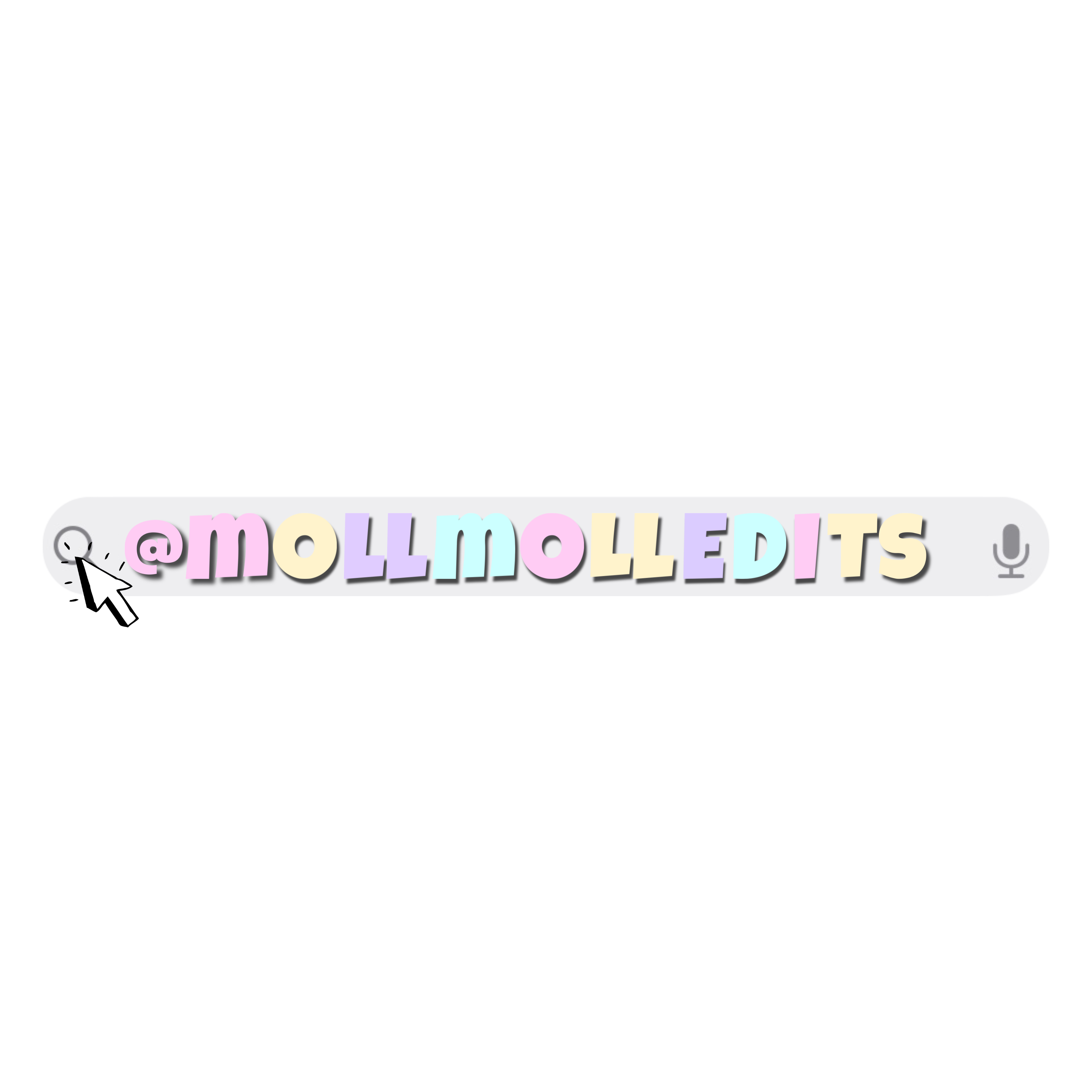Freetoedit Mollmolledits Searchbar Sticker By mollmolledits