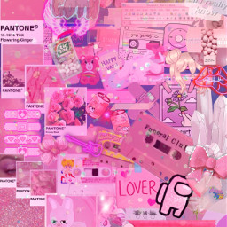 freetoedit pink pinkbackground aesthetic radio amongus butterflies tape shiny pantone darling