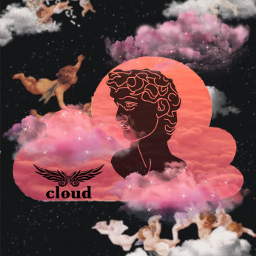 cloud pinkclouds cloudaesthetic picsart follow