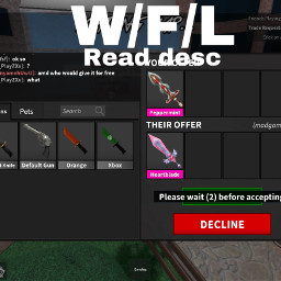 6610 1111 mm2 mm2trades roblox murdermystery2 trading trades discord dmme