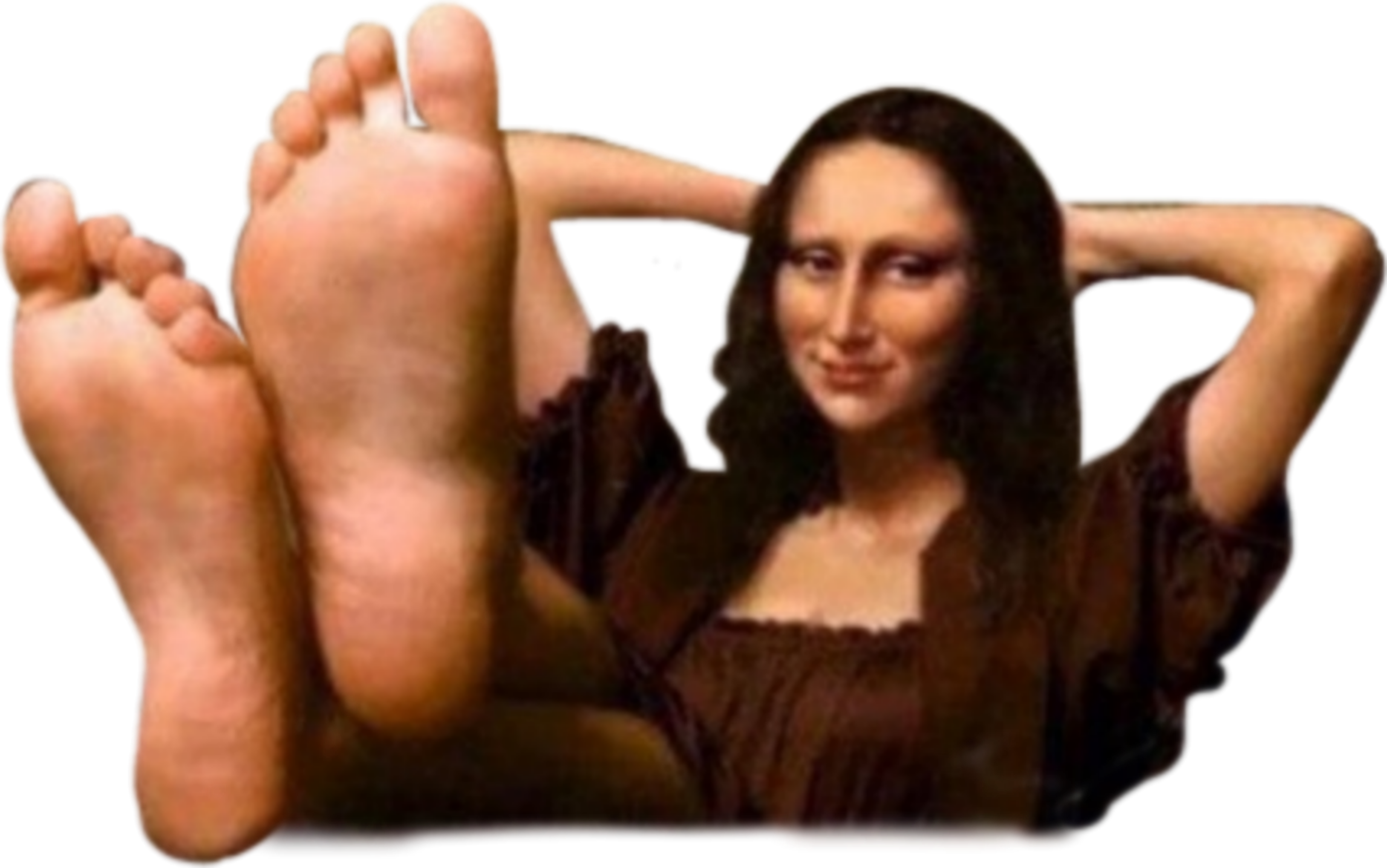 Mona lisa feet pics