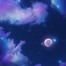 freetoedit sky heaven clouds moon ring planet night stars purple purpleaesthetic aesthetic aestheticsky aestheticwallpaper aestheticedit aesthetictumblr galaxy vaporwave surreal fantasy beautiful blue background unsplash