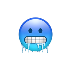 daboys freezing emoji applemojis iphoneemoji freezingemoji cold blue coldemoji usethis cute lgbtq blm cronavirus thanks freetoedit