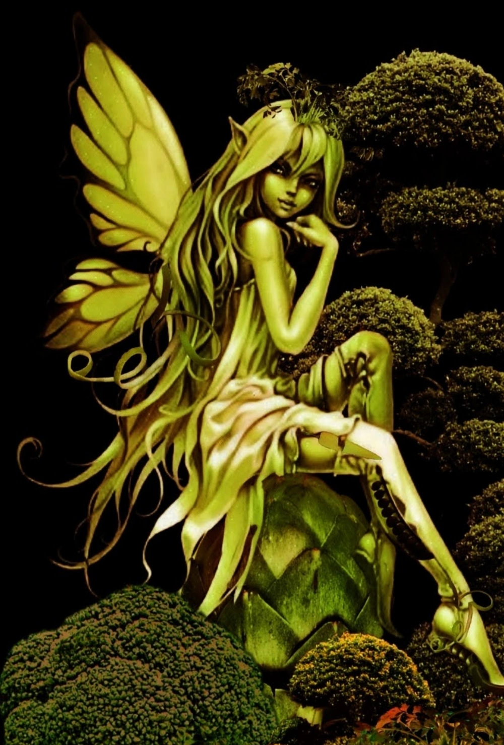 Pea Green 💚
#pixie #fairy