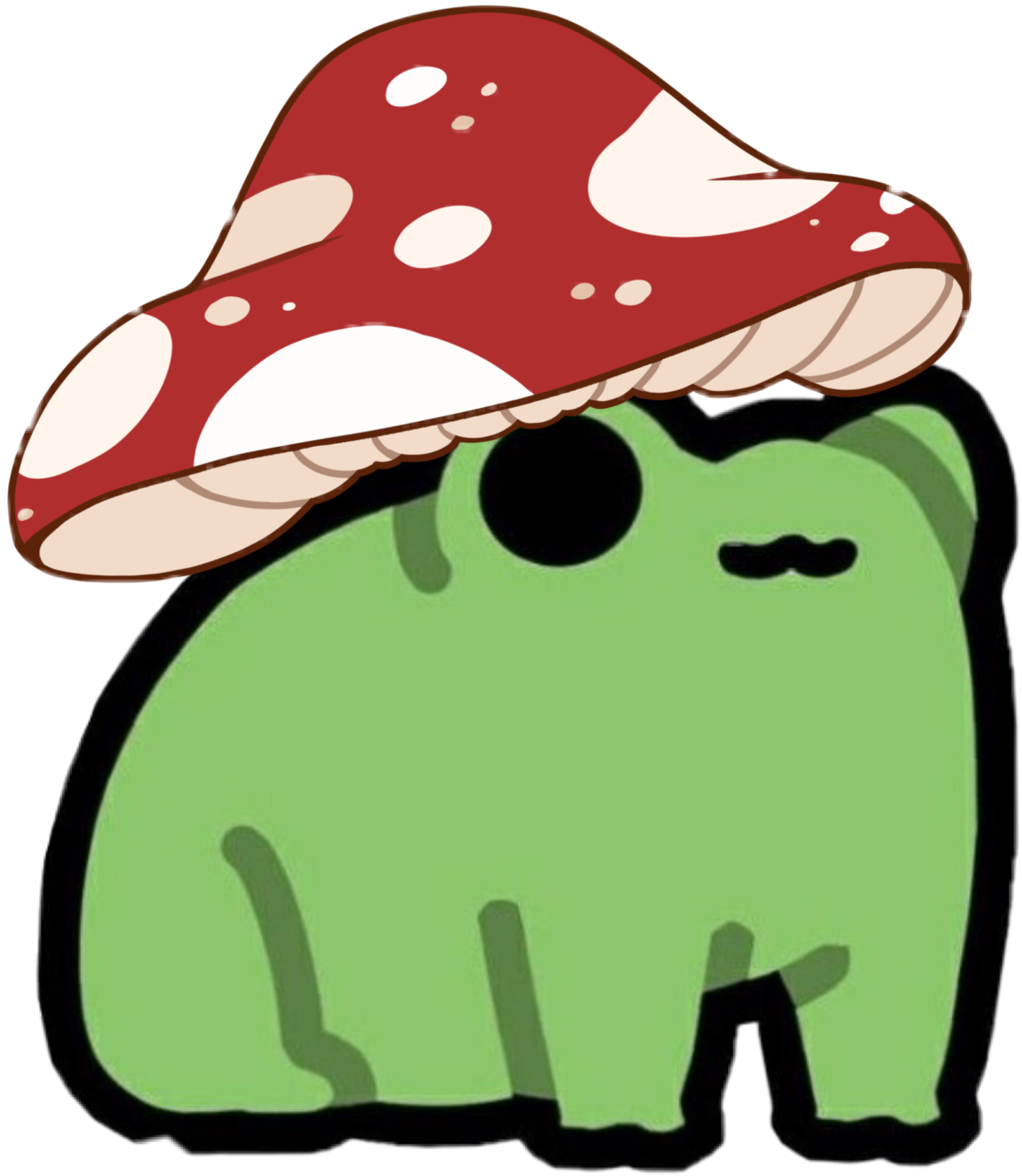 freetoedit frog mushroom #frog sticker by @froggo_krissa