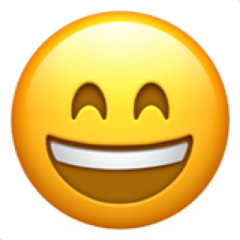 emoji emojiiphone iphone smile happy allemoji ios aesthetic laughing freetoedit