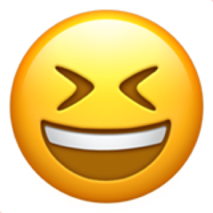 emoji emojiiphone iphone smile happy allemoji ios aesthetic closed eyes laughing freetoedit