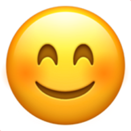 emoji emojiiphone iphone smile happy allemoji ios aesthetic a blush