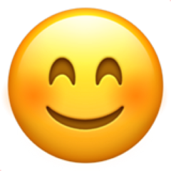 emoji emojiiphone iphone smile happy allemoji ios aesthetic a blush freetoedit