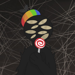 hmmm weirdcore art digitalart rainbow lollipop cute cuteweirdcore