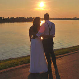 weddingday weddingphotography sunsetsky sunsetsilhouette