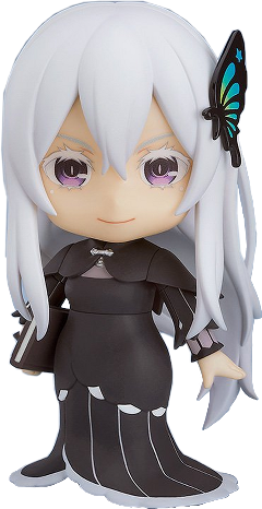 interesting rezero echidna nendroid animefigure animefigurine figure figurine freetoedit