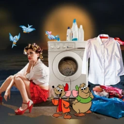 laundry cinderella housewife freetoedit ircshirtdesign shirtdesign