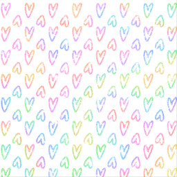 freetoedit background hearts rainbow