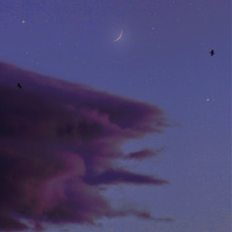 aesthetic aestheticedit sky cloud clouds moon stars nightsky galaxy picsartedit freetoedit